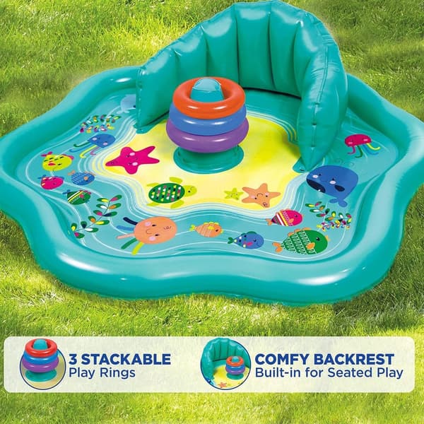Infant Pool Float with Adjustable Canopy – Ages 6-24 Months