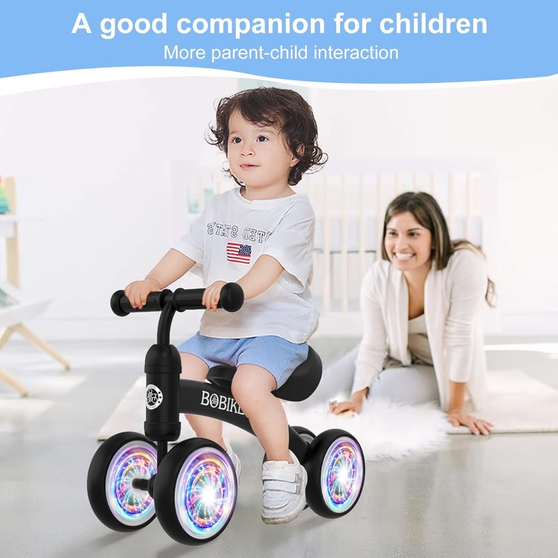 Colorful Balance Bike for Toddlers (12-36 Months) - First Birthday Gift