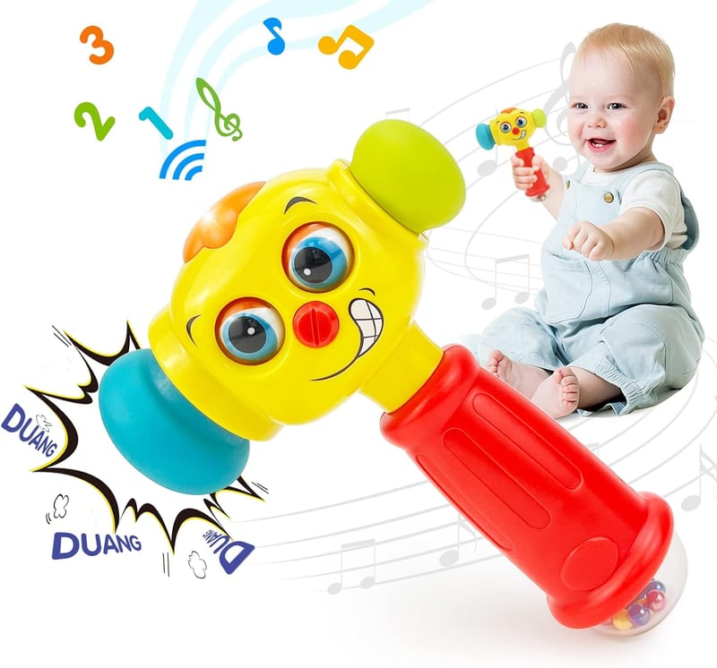 Musical Hammer Toys for 1-Year-Old Boys - Birthday Gift