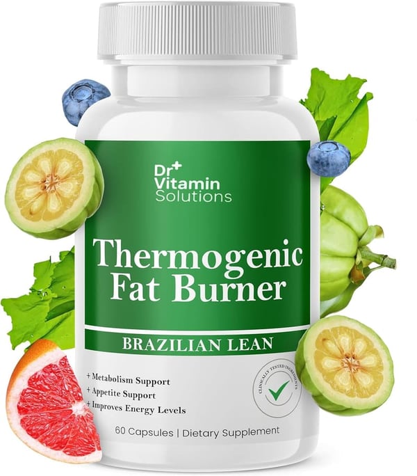 Thermogenic Fat Burner Weight Loss Pills for Women & Men, 60 Capsules