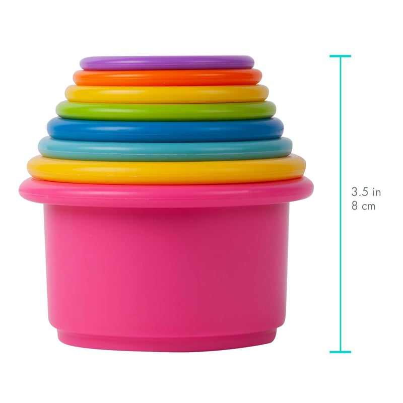 Stack & Count Colorful Stacking Cups Set for Babies