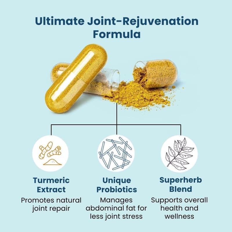Menopause Probiotic Supplement with Turmeric & Moringa - 60 Ct