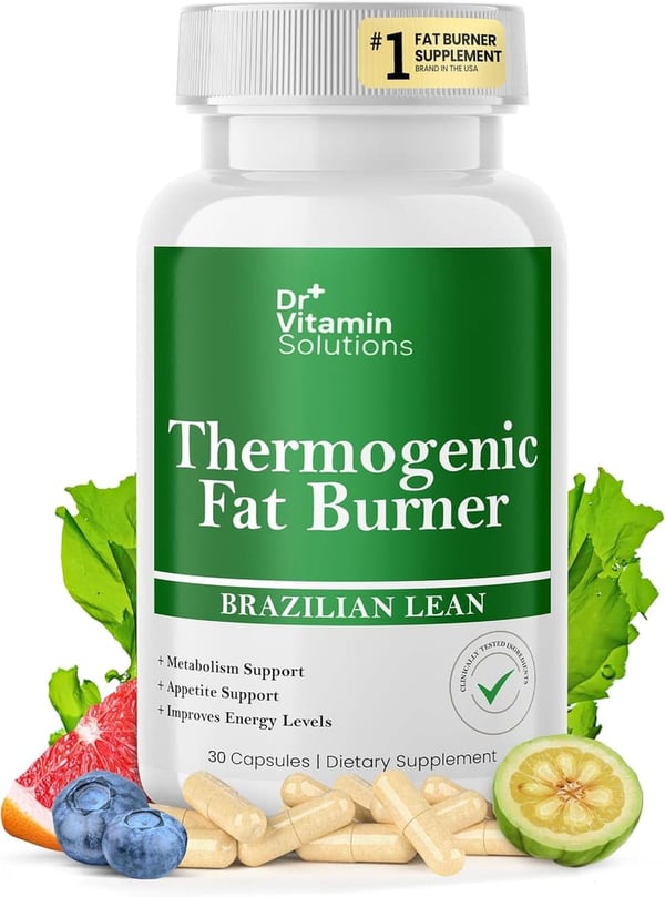 Thermogenic Fat Burner for Men & Women - Appetite Suppressant with Green Tea Extract