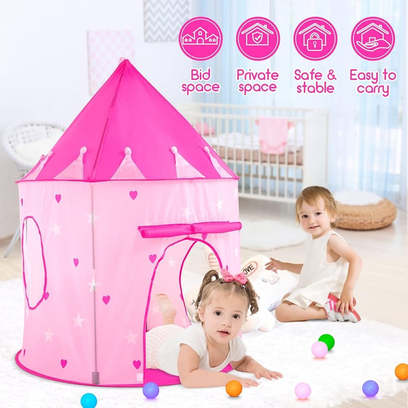 Kids Play Tent Set with Ball Pit & Crawl Tunnel - Perfect Gift