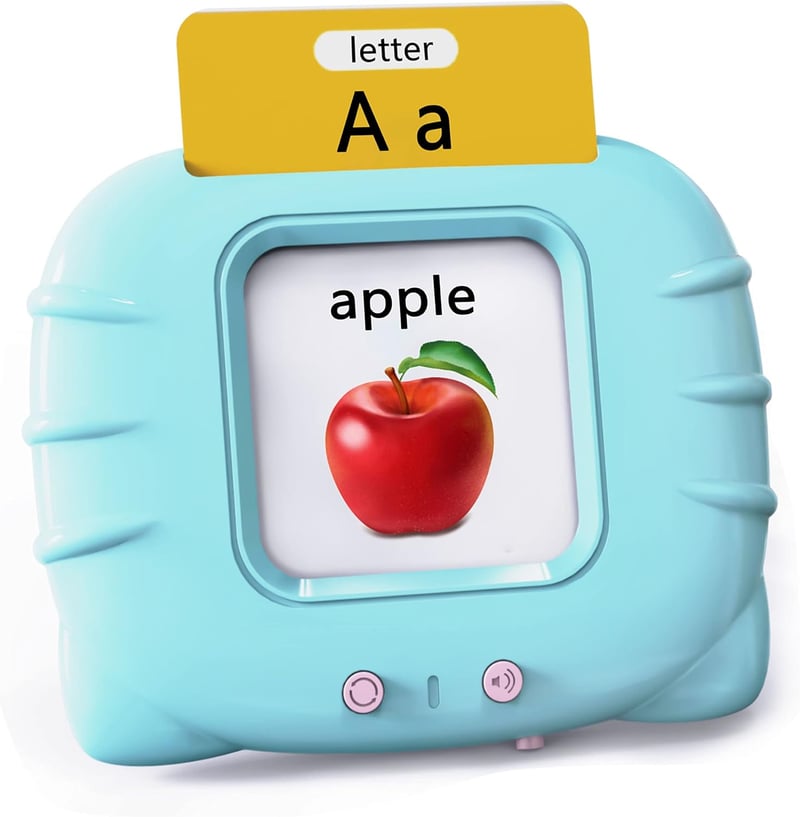 Toddler Learning Toy with Music & Flash Cards for Ages 1-5