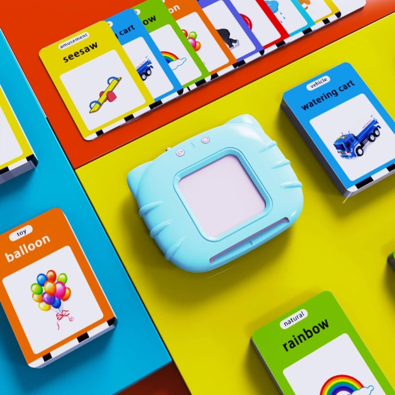 Toddler Learning Toy with Music & Flash Cards for Ages 1-5