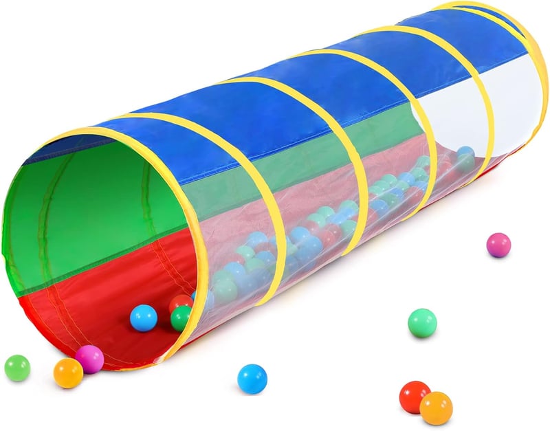 Pop-Up Baby Play Tunnel for Kids and Pets