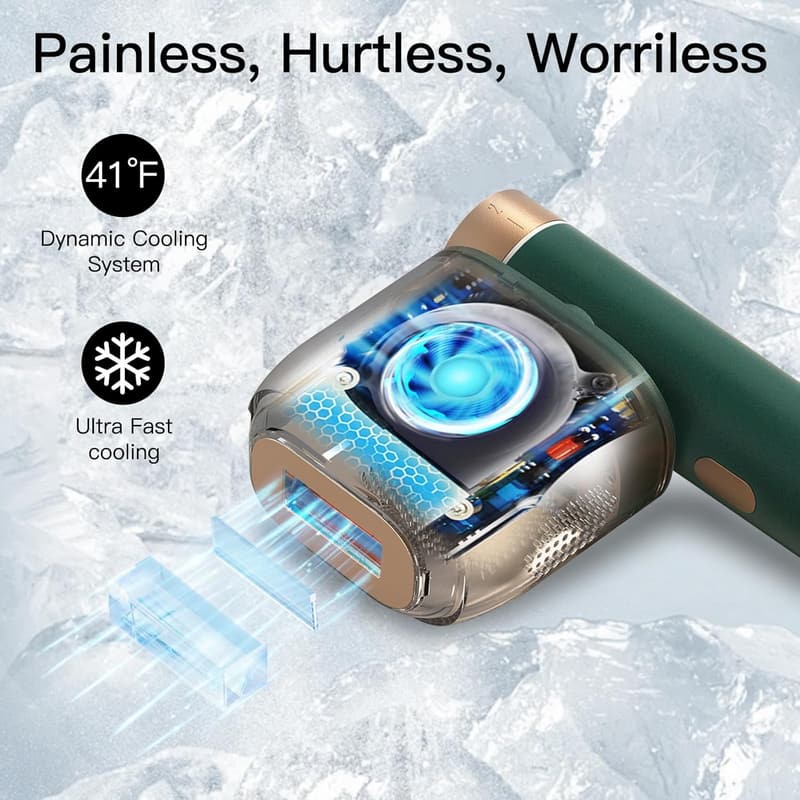 BoSidin IPL Laser Hair Removal Kit for Women with Cooling & 6 Modes