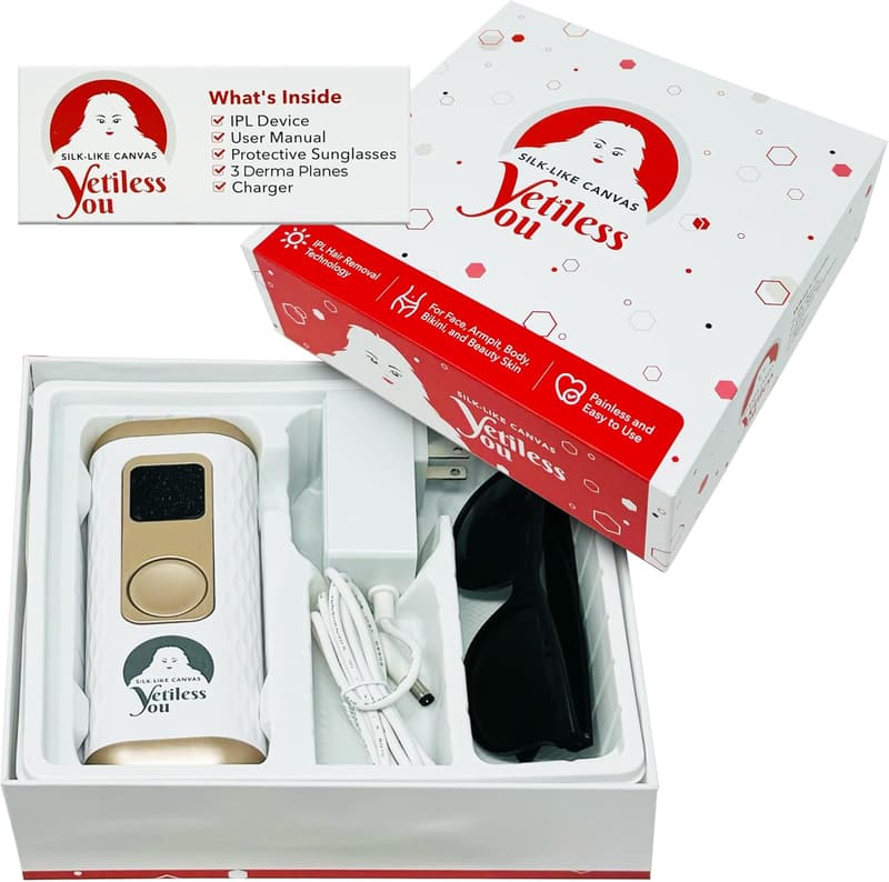 At-Home IPL Hair Removal Device for Women and Men