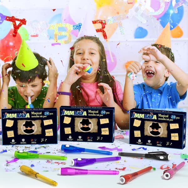 Invisible Ink Pens for Kids Birthday Party Favors (24PCS)