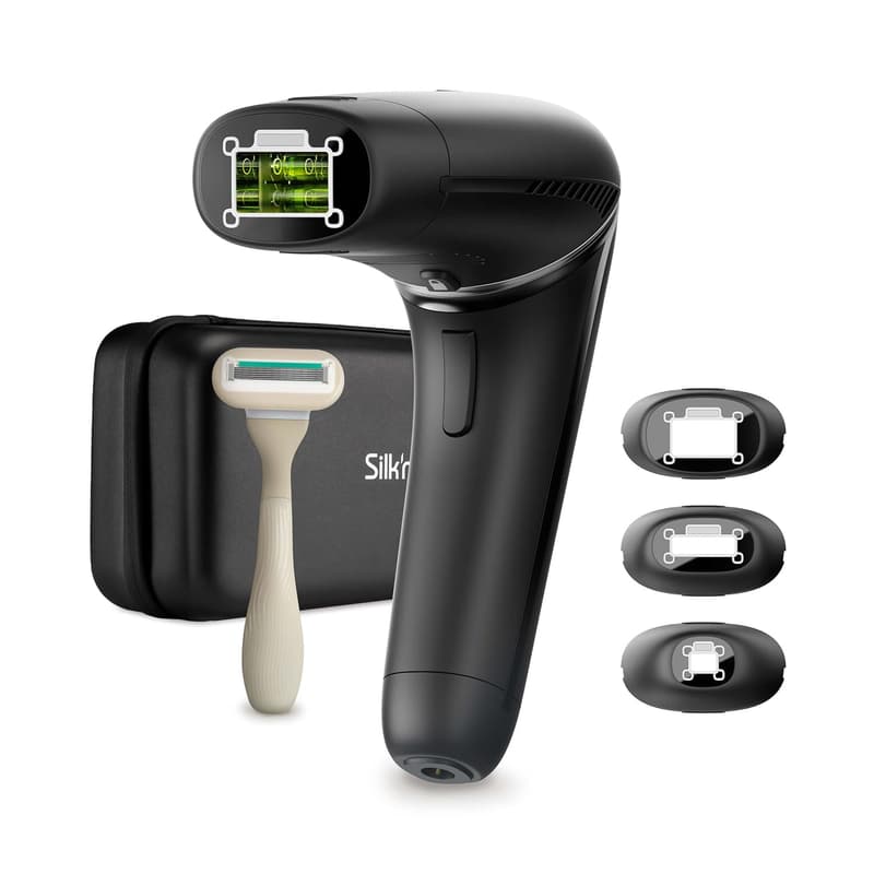 Silk'n 7 IPL Hair Removal Device for Men & Women, Black