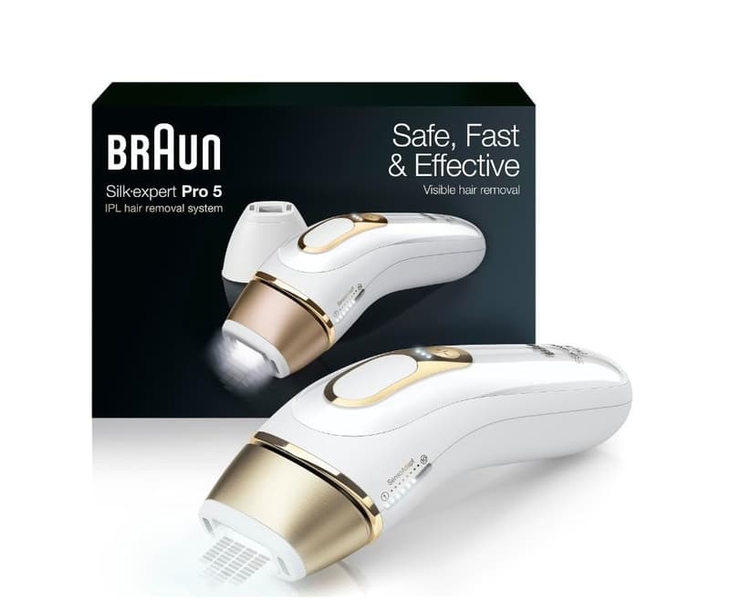 Braun Silk Expert Pro 5 IPL Hair Removal System for Body & Face