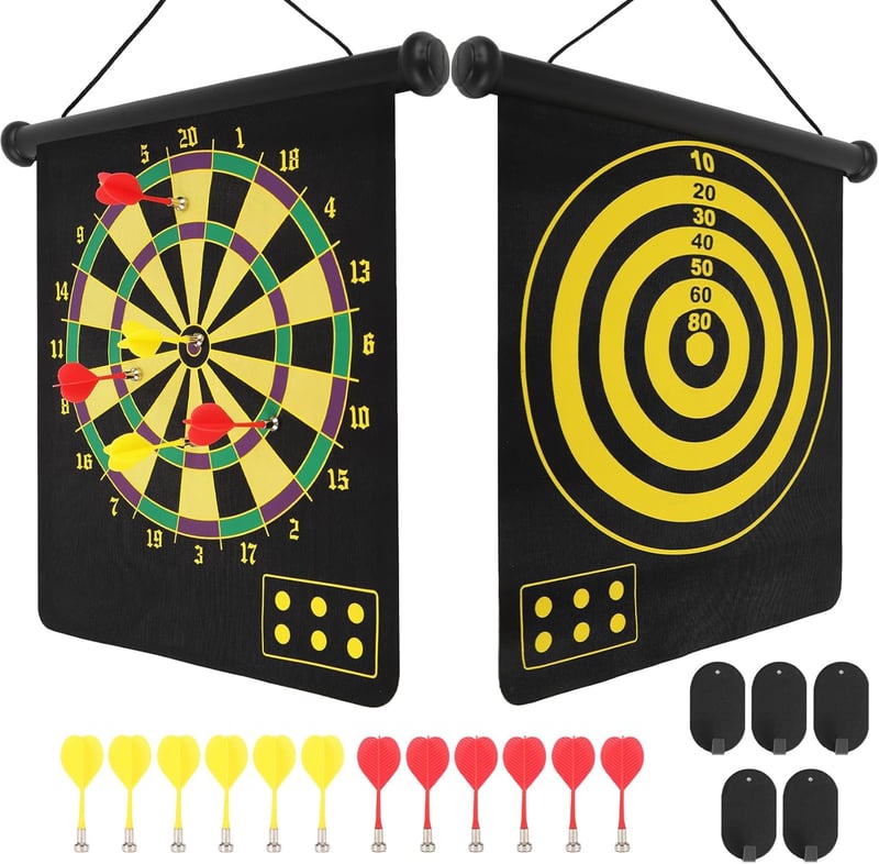 Magnetic Dart Board Set for Kids - Safe Indoor/Outdoor Fun