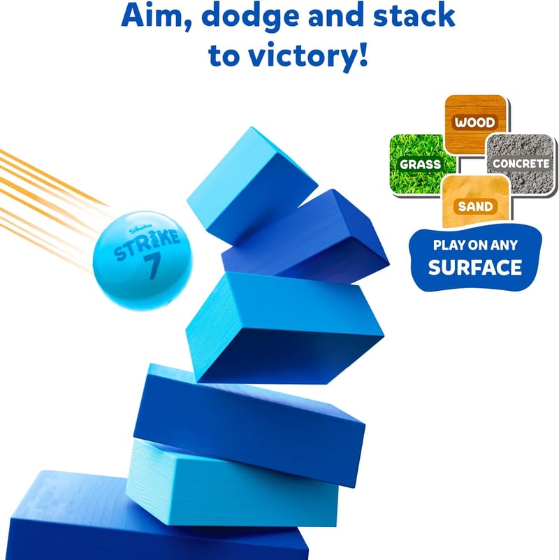 Outdoor Family Game - Skillmatics Strike 7 for Kids Ages 6+