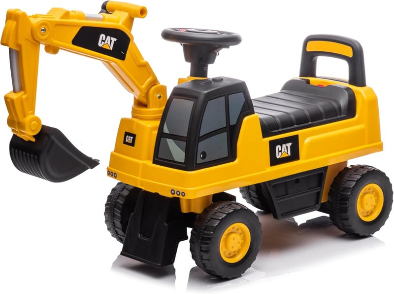 CAT Excavator Push Car for Kids