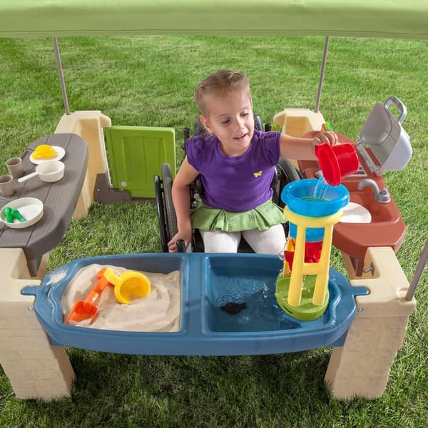 Step2 All Around Patio Playset with Canopy for Toddlers