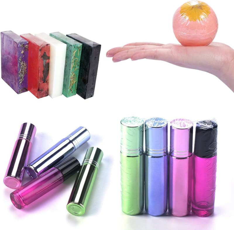 Shrink Wrap Bags (200 pcs, 6x6 in) with Mini Heat Sealer for Crafts