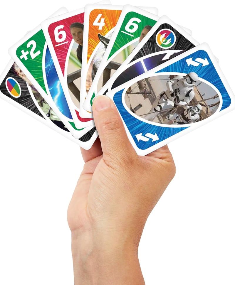UNO Star Wars Card Game - 112 Cards & Unique Wild Card