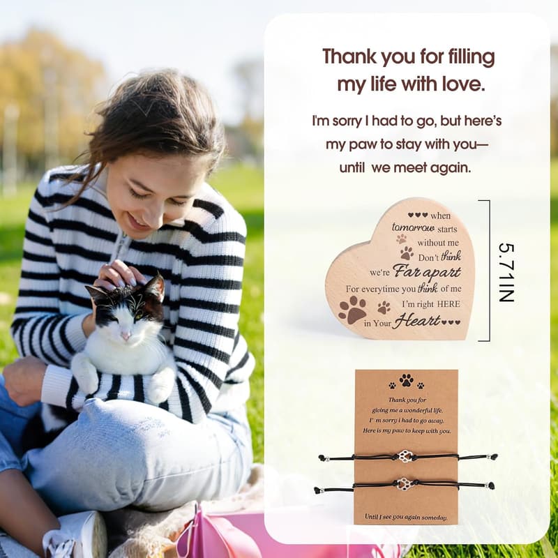 Pet Memorial Wind Chimes - Sympathy Gift for Pet Loss