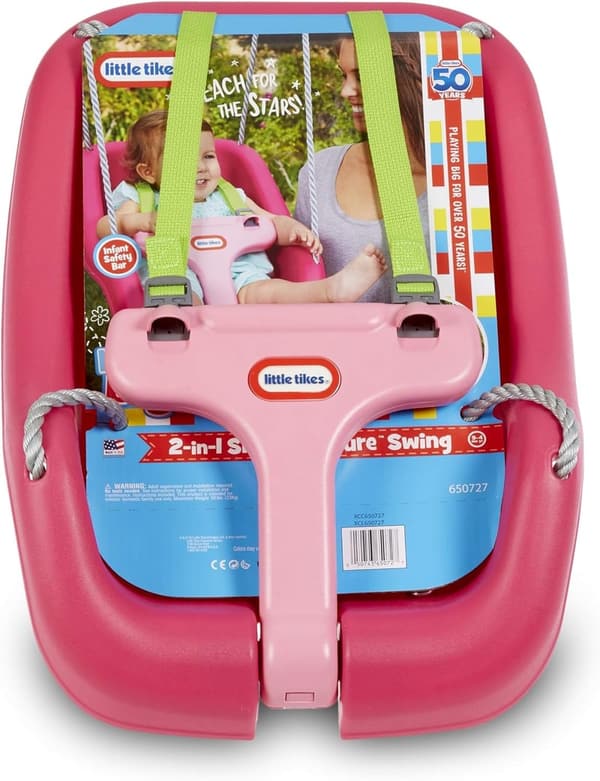 2-in-1 Snug 'n Secure Swing in Magenta