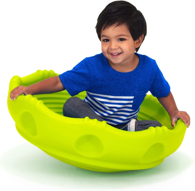 Wobble Disk & Climbing Dome for Kids - Indoor/Outdoor Fun