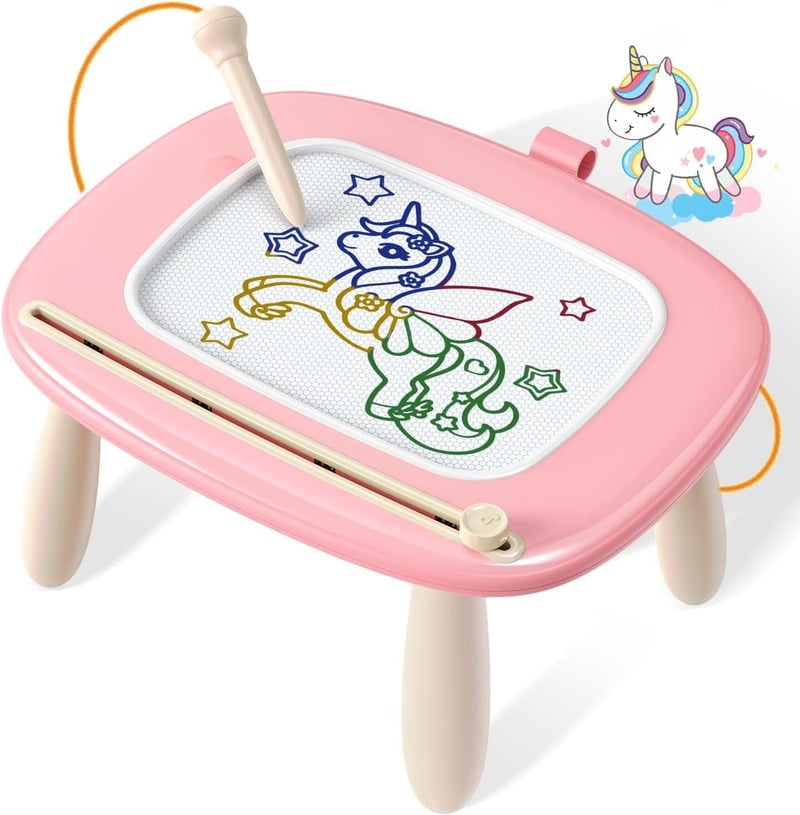 Toddler Doodle Board - Educational Gift for 1-3 Year Old Girls