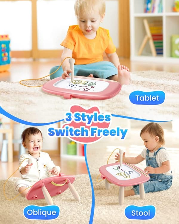 Toddler Doodle Board - Educational Gift for 1-3 Year Old Girls