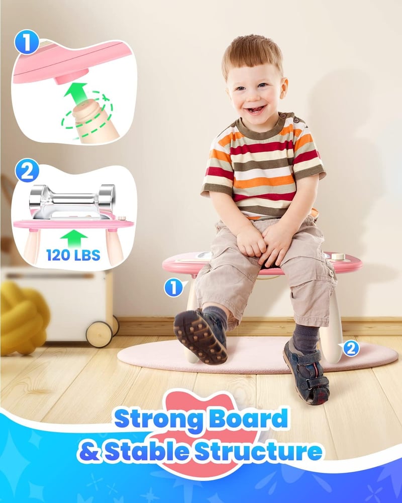 Toddler Doodle Board - Educational Gift for 1-3 Year Old Girls
