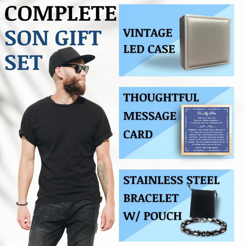 Graduation Gift for Son - Forever Linked Bracelet from Parents