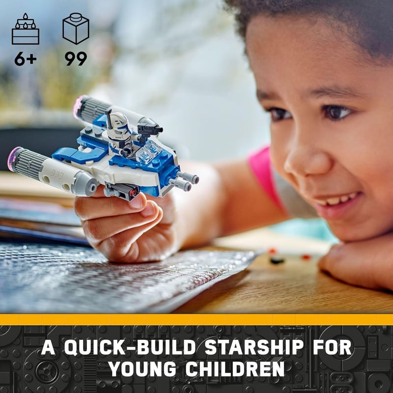 LEGO Star Wars Captain Rex Y-Wing Microfighter Building Set
