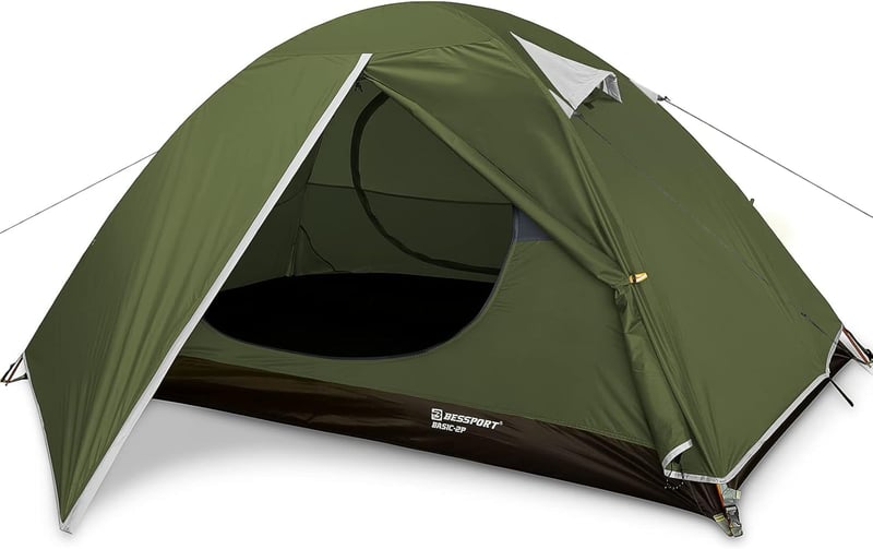 Lightweight Waterproof 1-2 Person Camping Tent with Two Doors