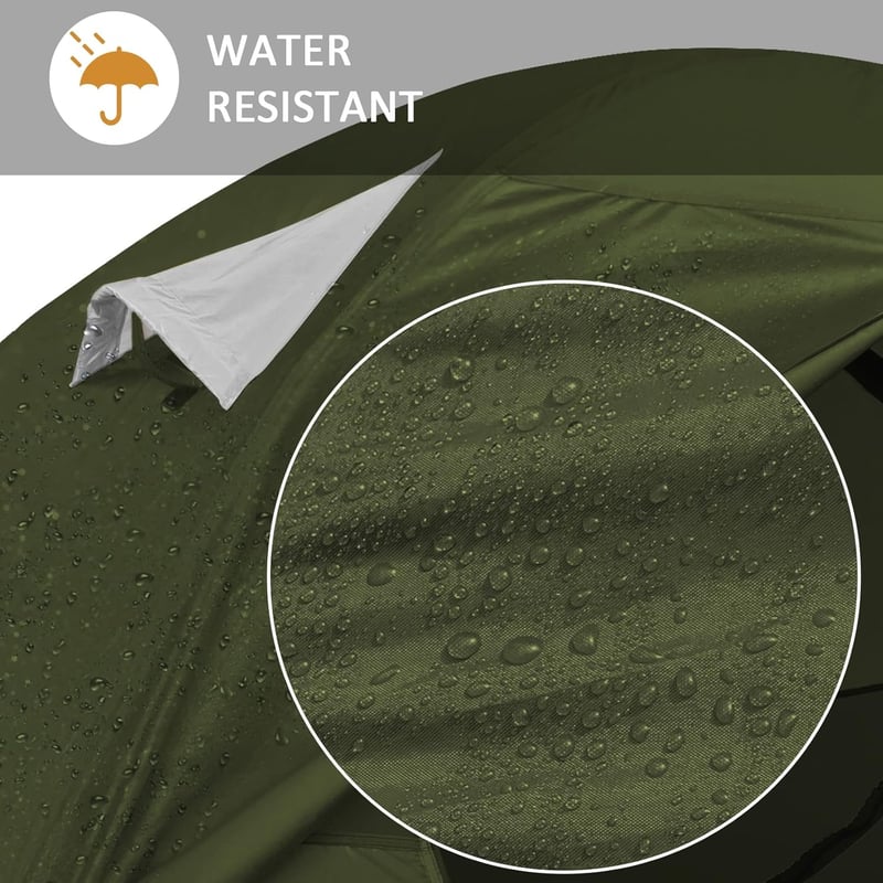 Lightweight Waterproof 1-2 Person Camping Tent with Two Doors