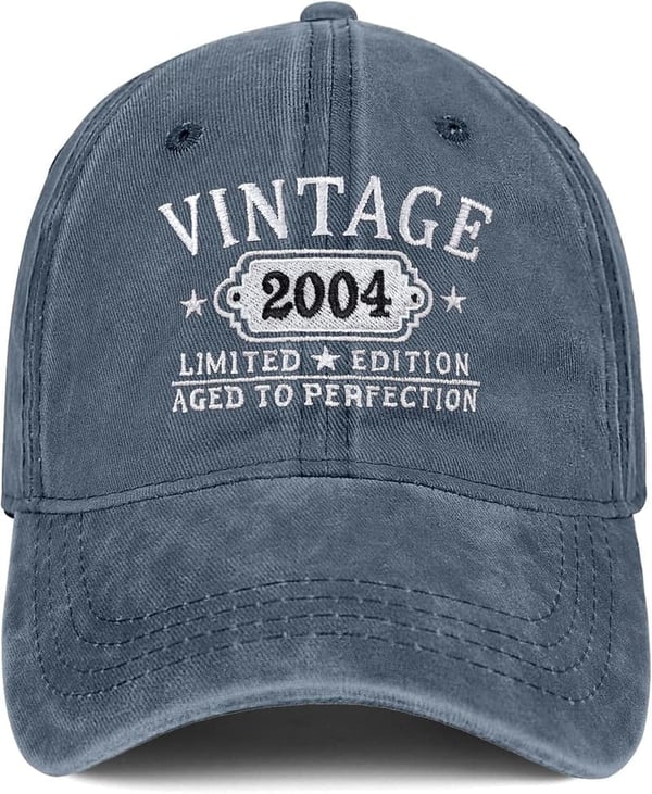 21st Birthday Vintage Black Hat for Men & Women