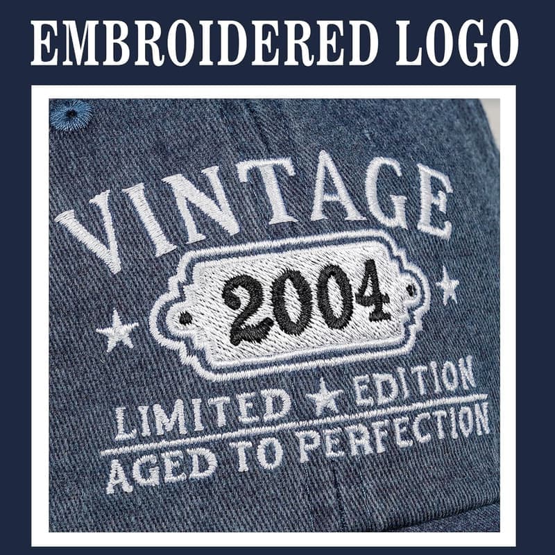21st Birthday Vintage Black Hat for Men & Women