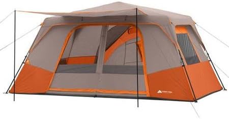 11-Person Instant Cabin Tent (14' x 14', Orange)
