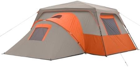 11-Person Instant Cabin Tent (14' x 14', Orange)