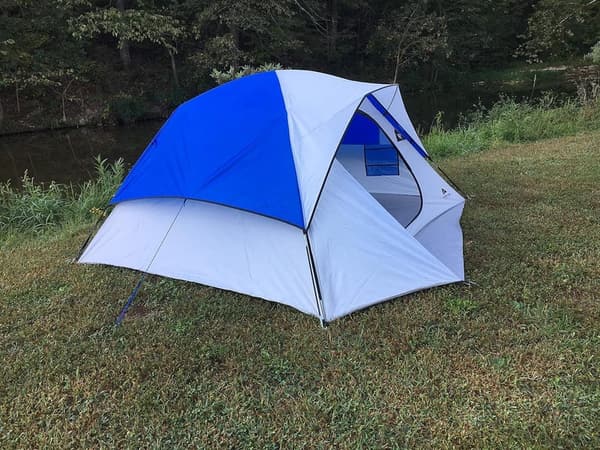4-Person Ozark Trail Family Cabin Tent (Blue/White)
