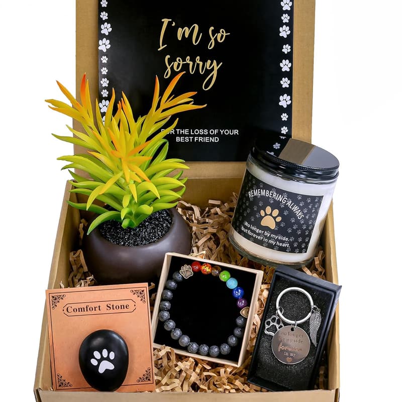 Pet Sympathy Gift Basket for Dog Loss