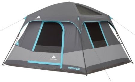 Ozark Trail 6-Person Dark Rest Camping Tent with Gear Loft
