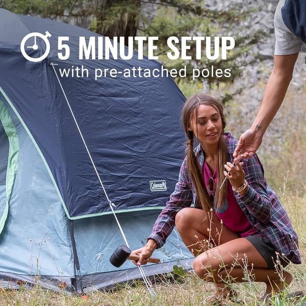 8-Person Weatherproof Skydome Tent with Quick Setup