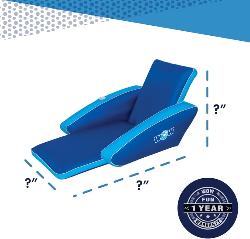 Inflatable Pool Party Lounge Chair - Summer Accessory for All
