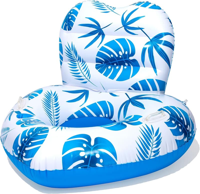 Inflatable Pool Floats with Cup Holders for Beach Parties