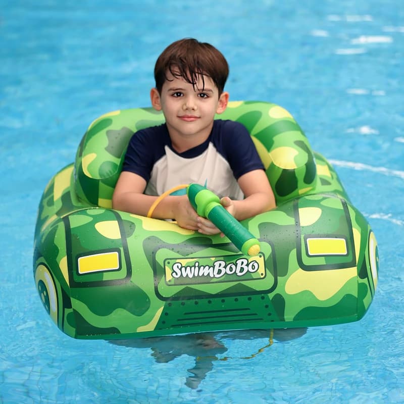 Toddler Inflatable Pool Float Ride-On Airplane Toy