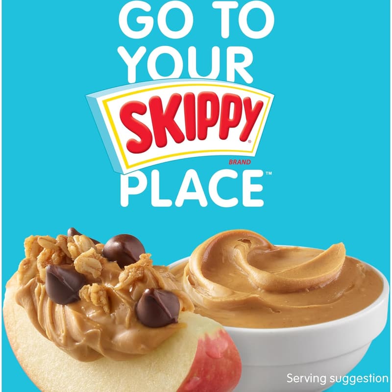 Natural Creamy Peanut Butter - 40 oz, 7g Protein per Serving