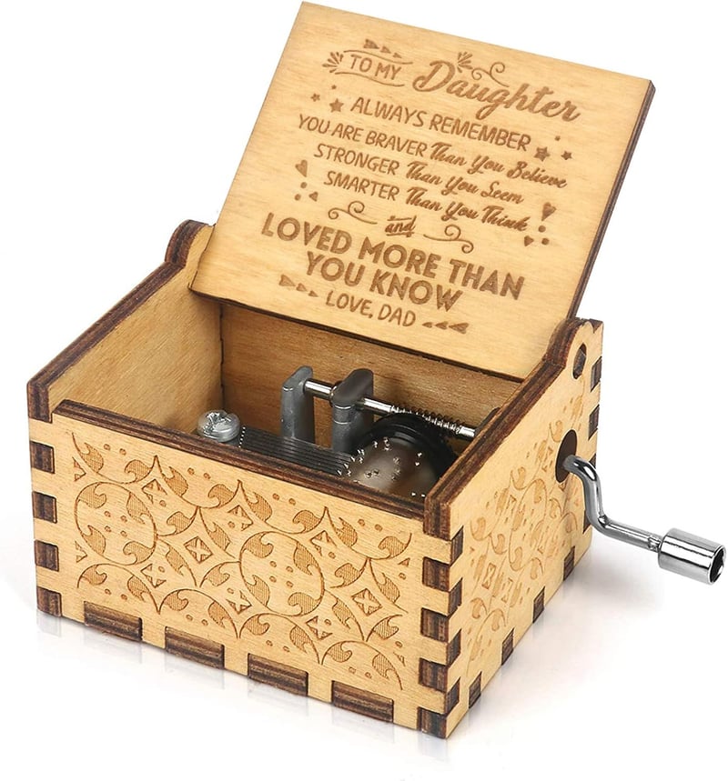 Engraved Antique Music Box - 