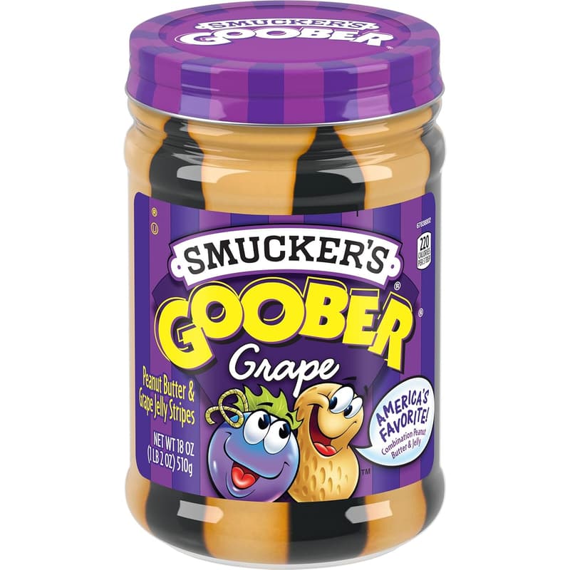 Smucker's Goober Peanut Butter & Grape Jelly, 18 oz