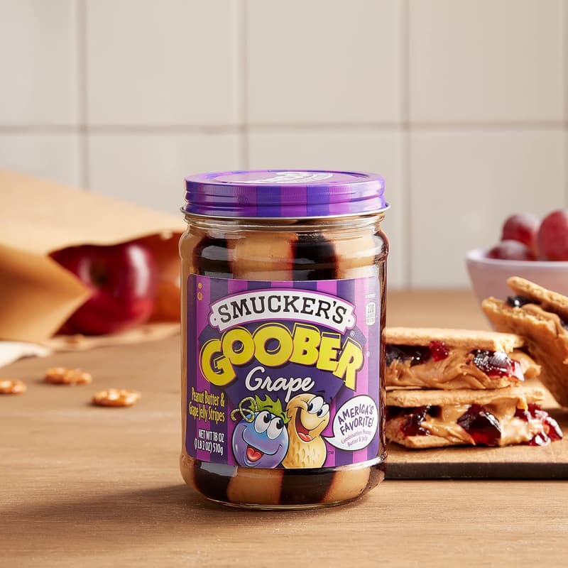 Smucker's Goober Peanut Butter & Grape Jelly, 18 oz