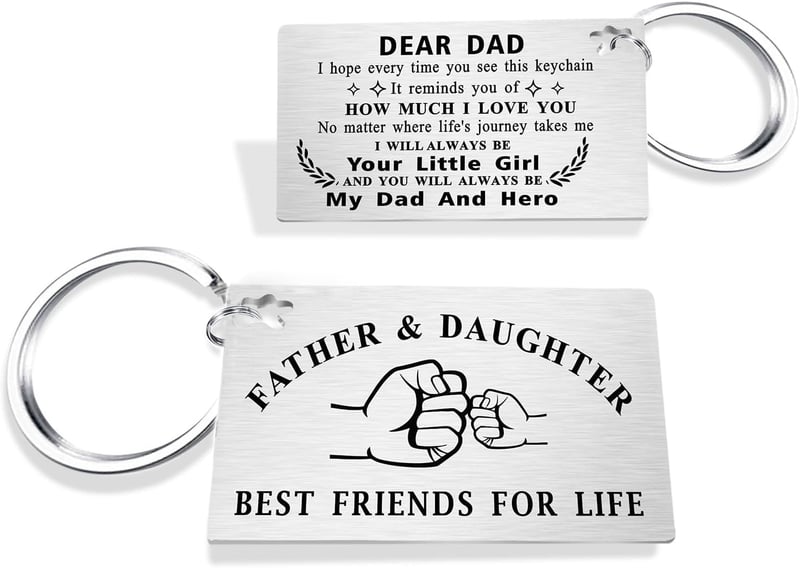 Father's Day Best Dad Ever Keychain