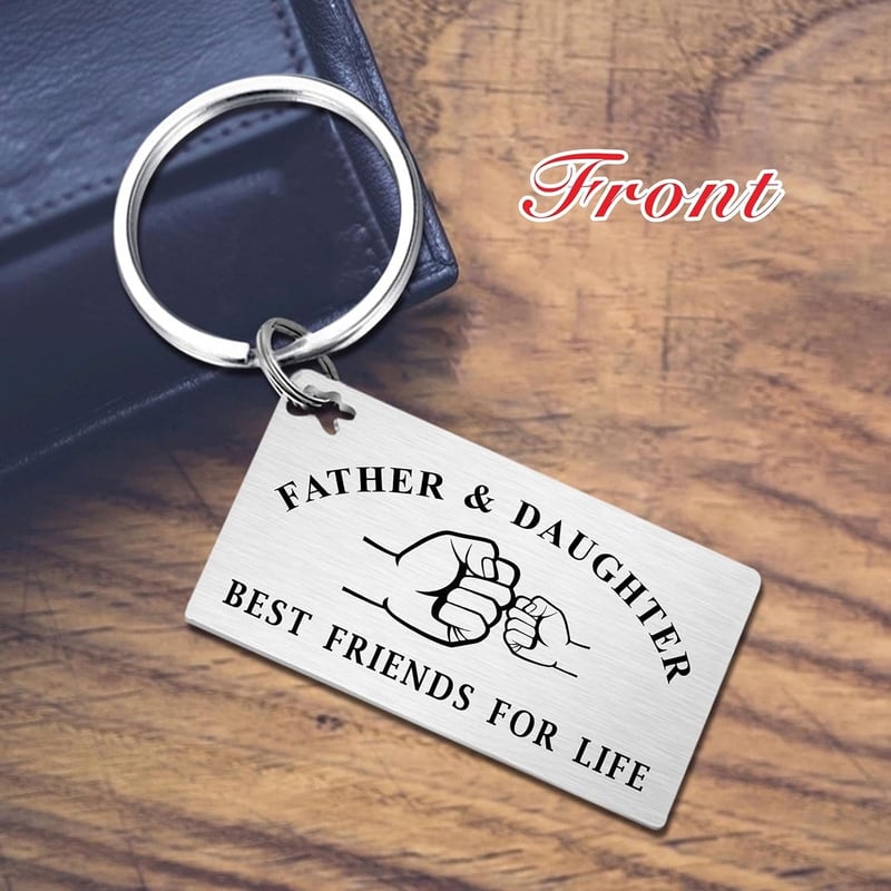 Father's Day Best Dad Ever Keychain