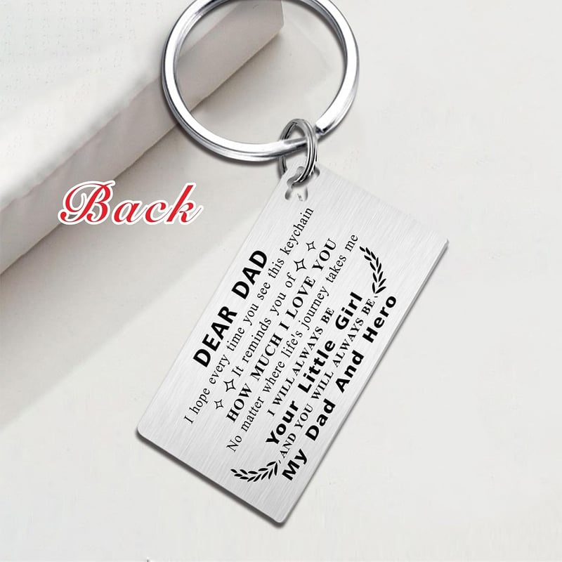 Father's Day Best Dad Ever Keychain